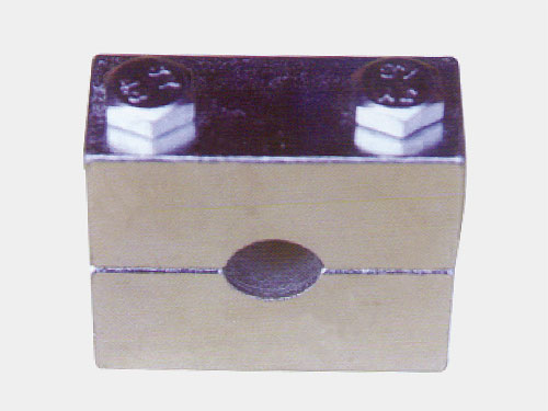 Steel single hole pipe clamp